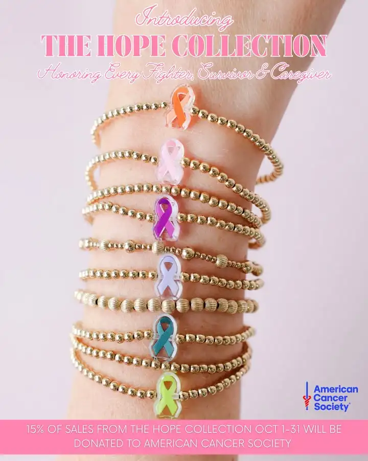✨ Introducing The Hope Collection ✨ Created to honor every fighter, survivor, caregiver, and loved one touched by cancer...